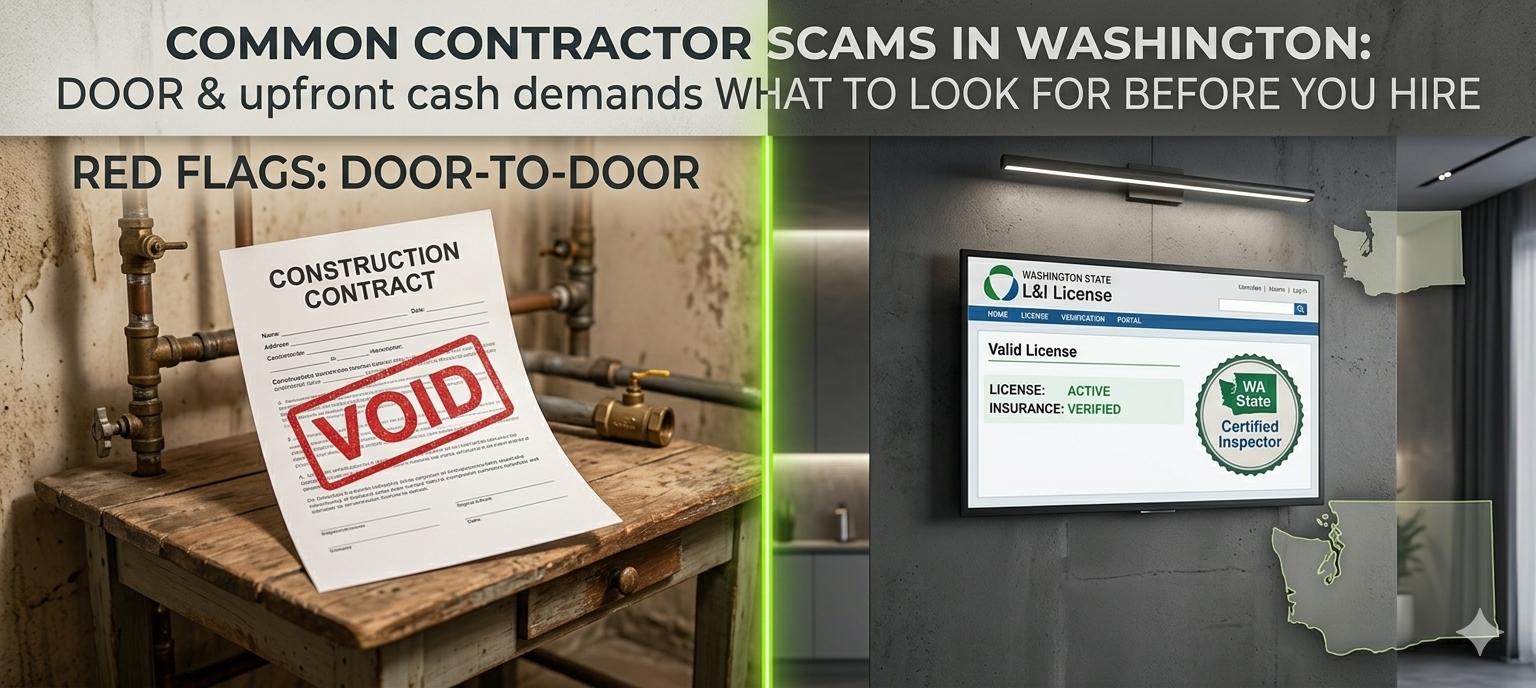 Common Contractor Scams in Washington: What to Look For Before You Hire