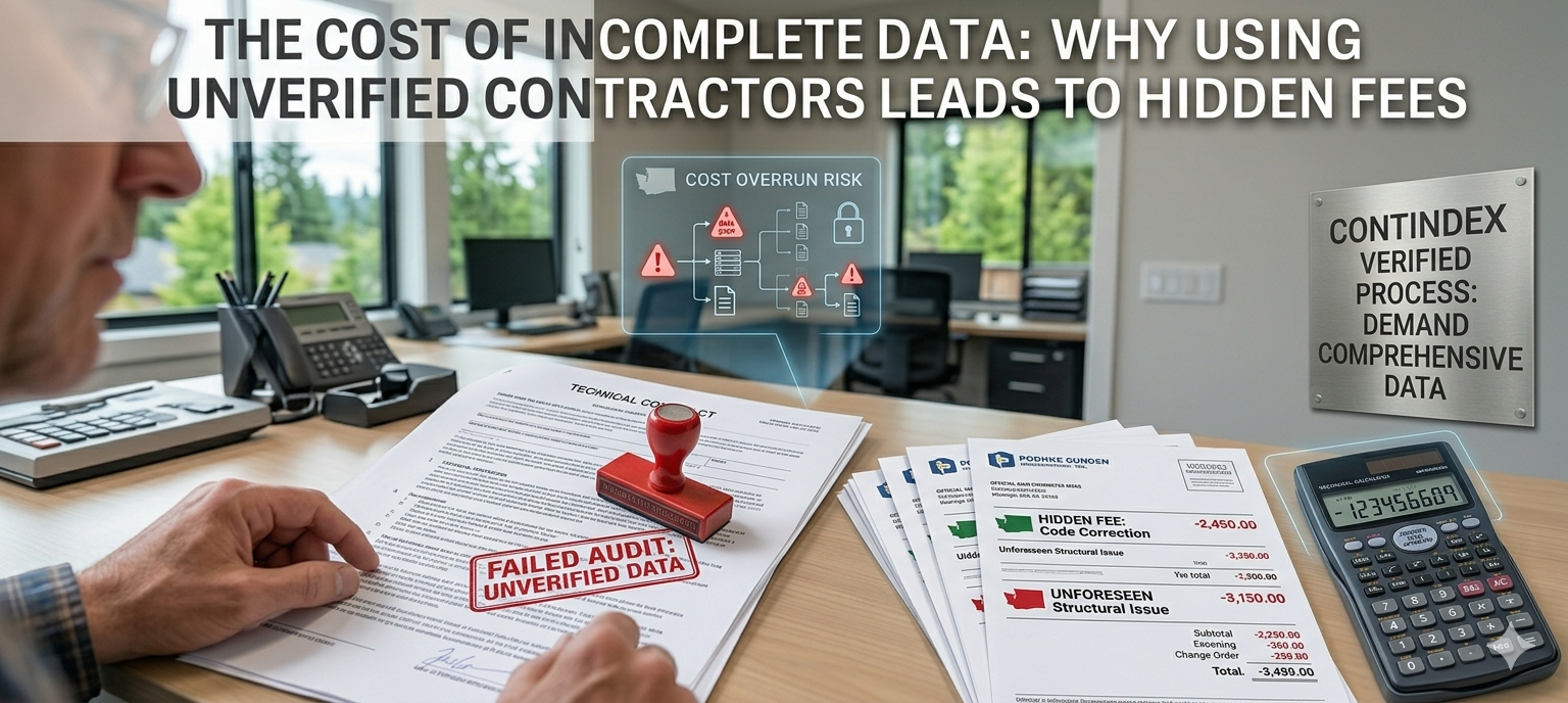 The Cost of Incomplete Data: Why Using Unverified Contractors Leads to Hidden Fees