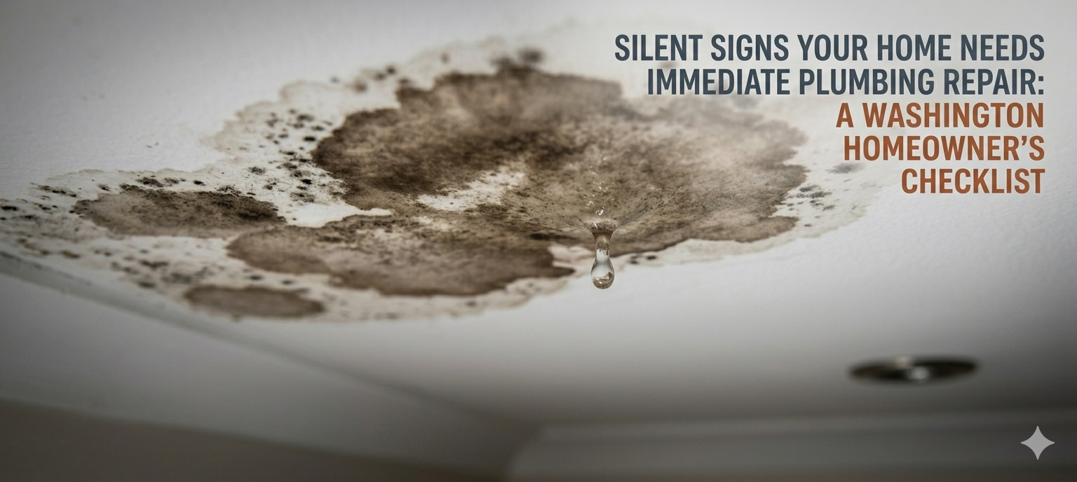 Silent Signs Your Home Needs Immediate Plumbing Repair: A Washington Homeowner’s Checklist