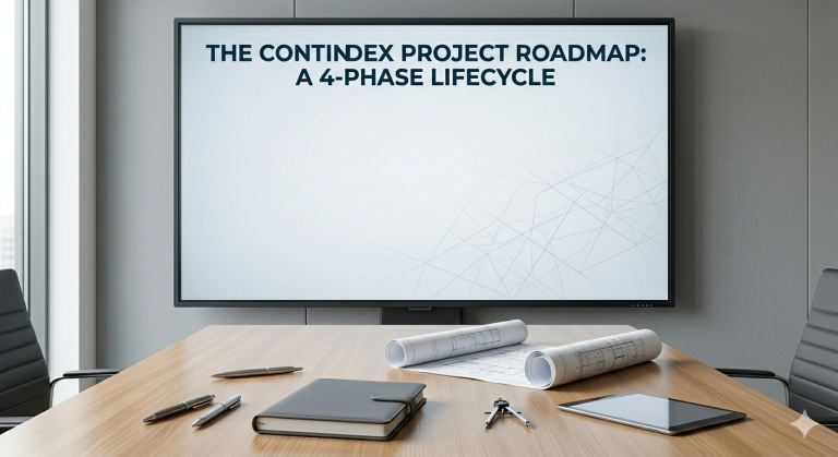 The Contindex Project Roadmap: A 4-phase lifecycle framework for Washington home renovation management.