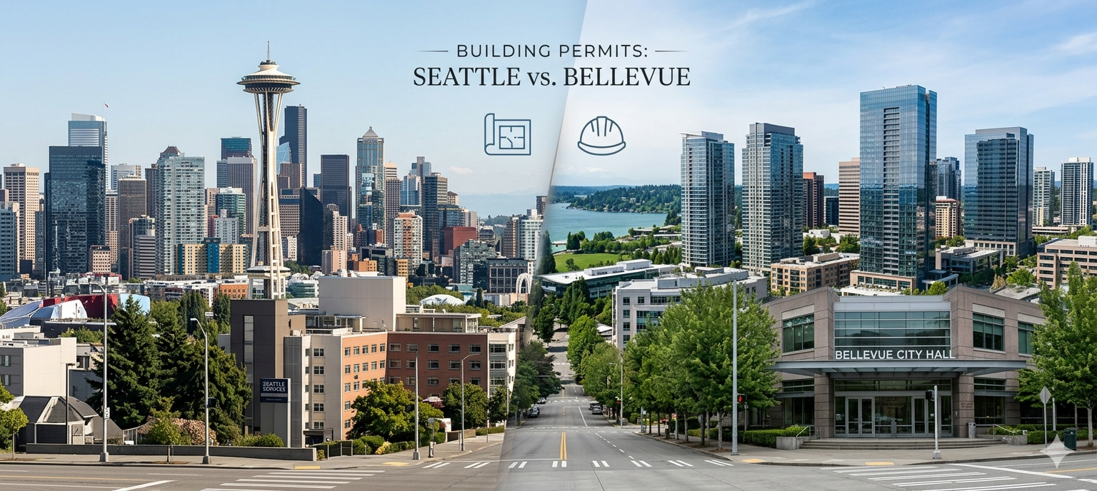 Building permits in Washington: Seattle vs. Bellevue Requirements